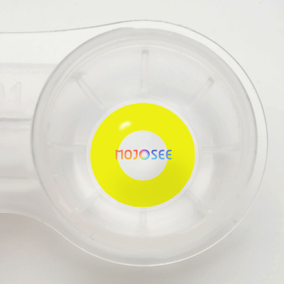 Circle Block Yellow Block Colored Contact Lenses for Men