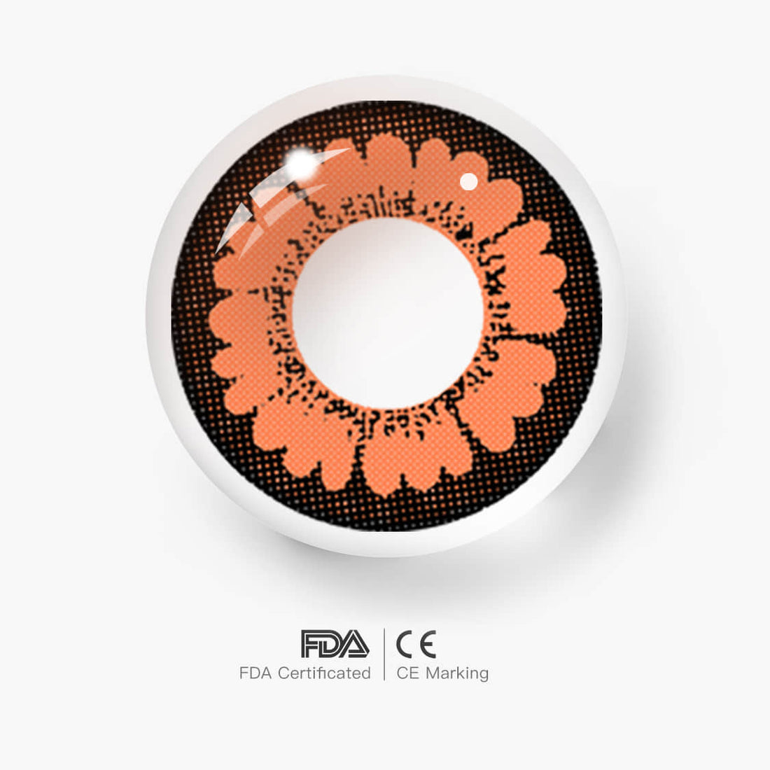 Pretty Hazel Colored Contact Lenses for Men