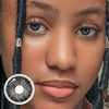 Lentes de contacto de color gris oximina