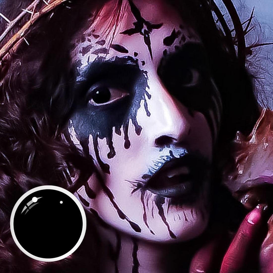 Black Out Colored Contact Lenses
