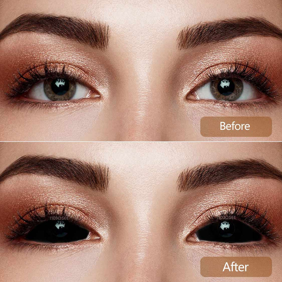 Black Sclera Colored Contact Lenses