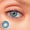 Magnificent Antarctic Blue Colored Contact Lenses