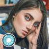 Vika Tricolor Blue Colored Contact Lenses