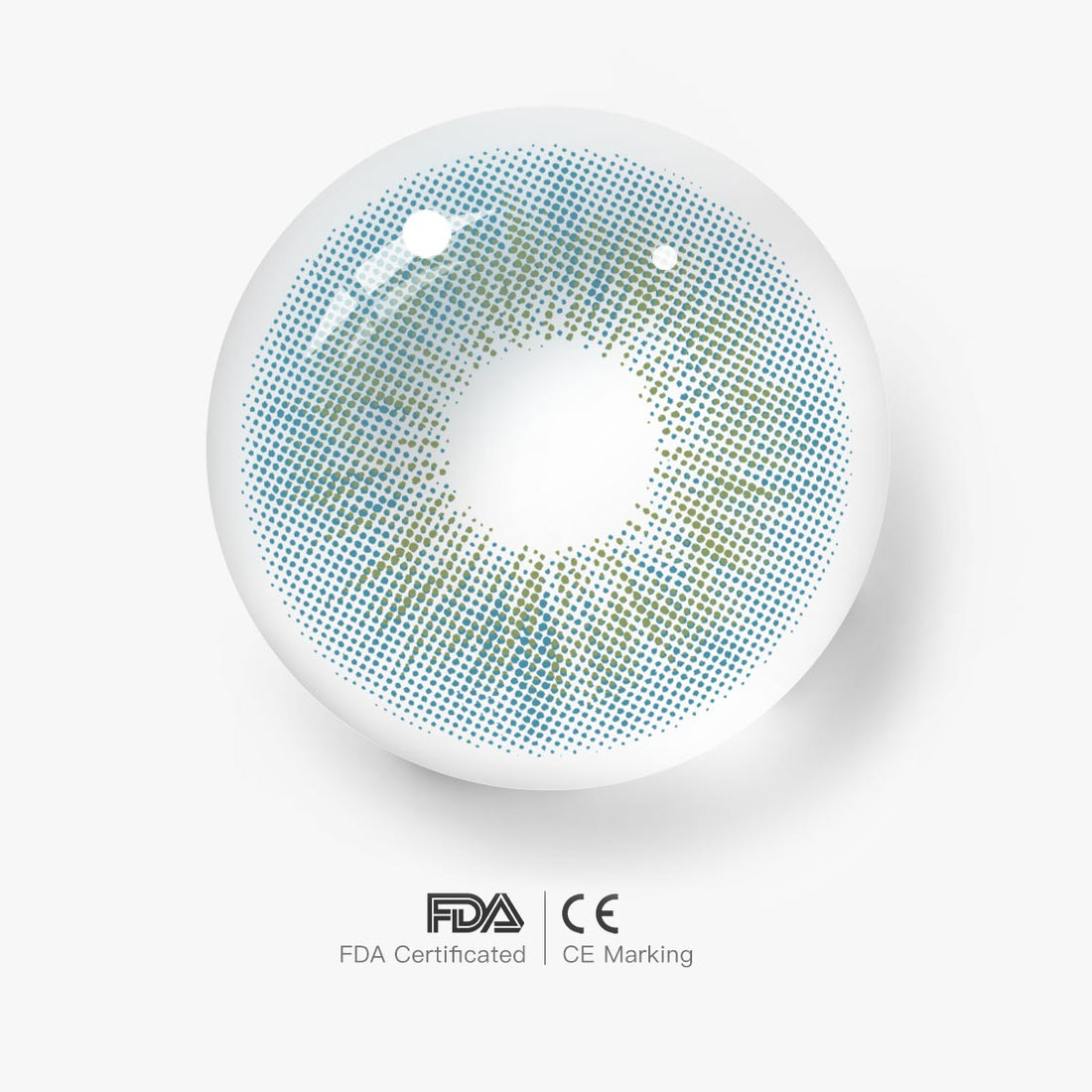 Sun-kissed Tiffany Colored Contact Lenses for Men
