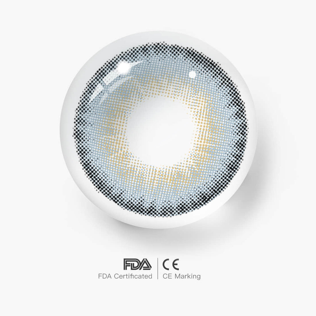 Hokkaido LA GIRL Blue Colored Contact Lenses for Men