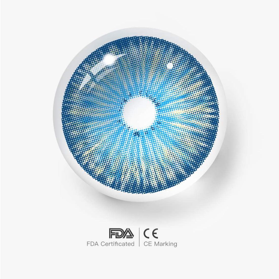 New York Blue Colored Contact Lenses