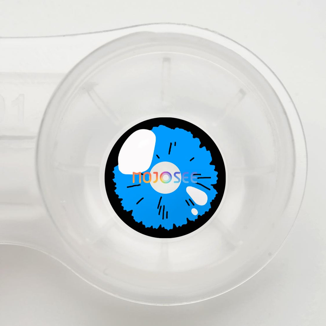Black Lobelia-Blue Colored Contact Lenses for Men