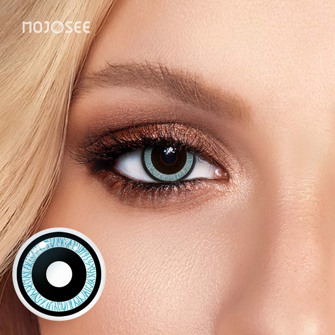 Oyster Nebula Blue Colored Contact Lenses