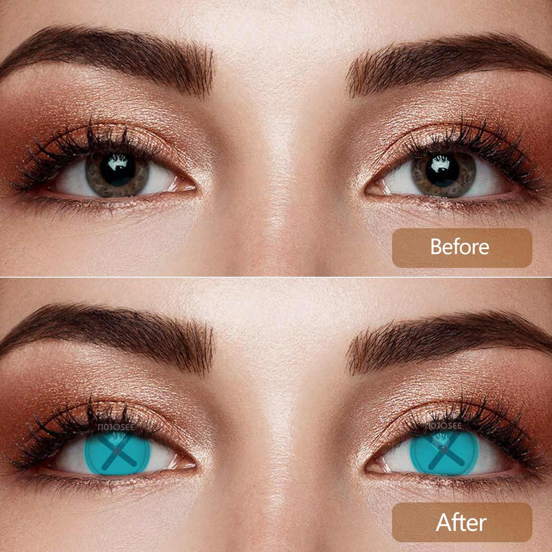 Button Eye Colored Contact Lenses