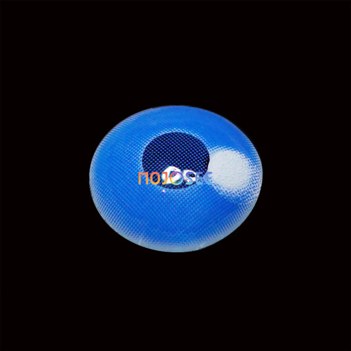 Cloud Rim Blue Colored Contact Lenses