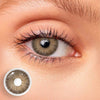 Lentes de contacto de color gris oximina