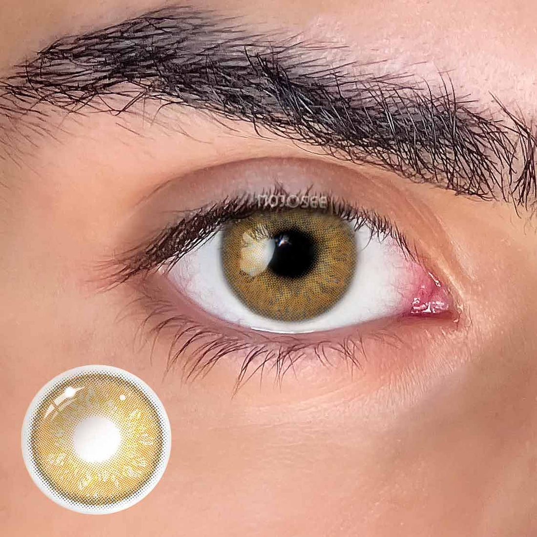 Starry sky Brown Colored Contact Lenses for Men