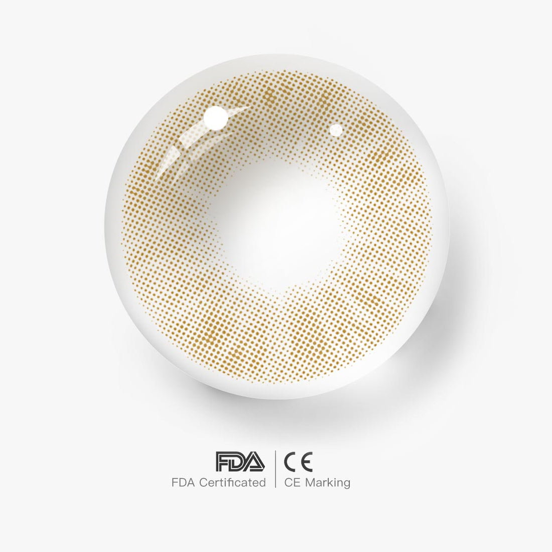 Aurora Ocre Colored Contact Lenses for Men