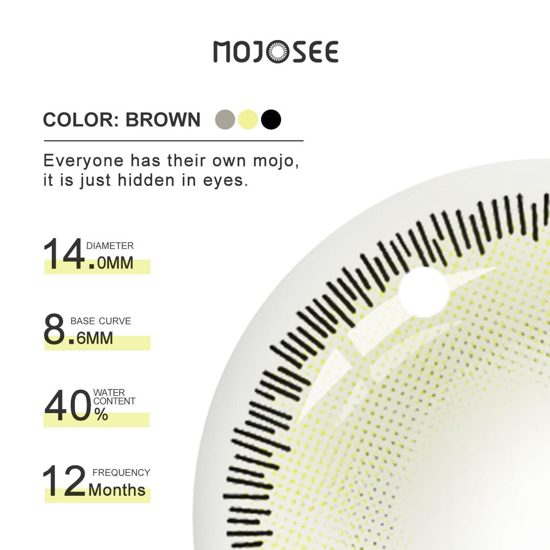 STARSHINE-Kiwi Lima Colored Contact Lenses for Men