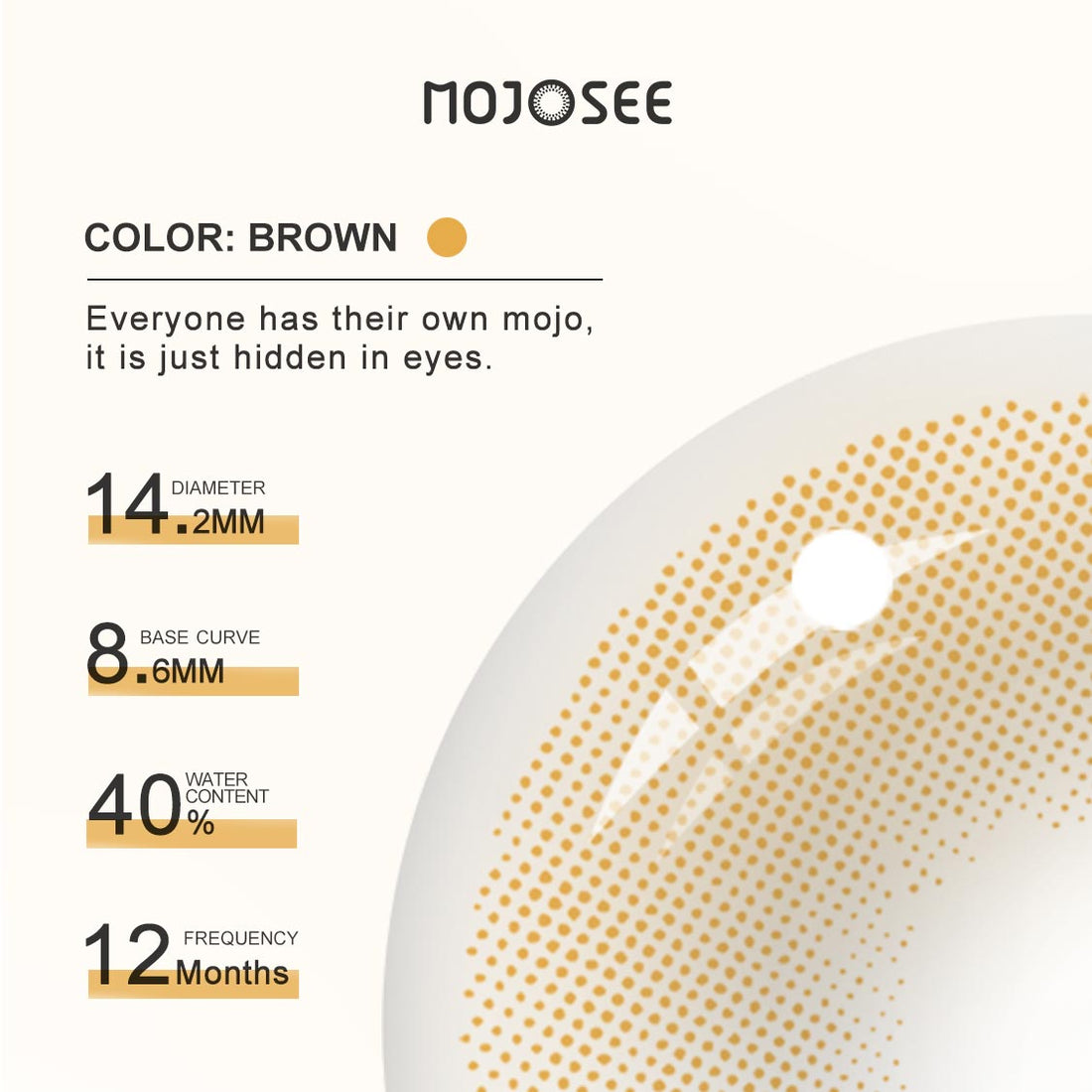 Polar Lights Brown Colored Contact Lenses