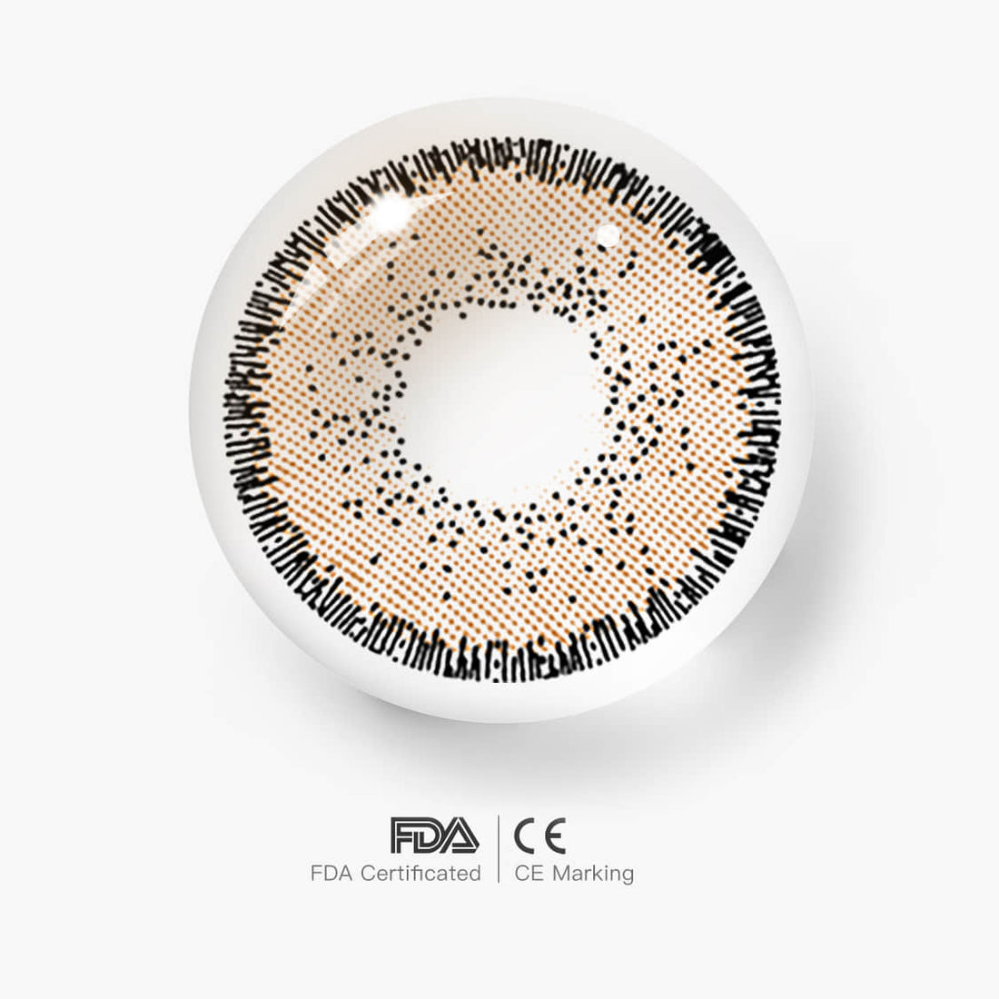 Natural Colors Ocre Colored Contact Lenses
