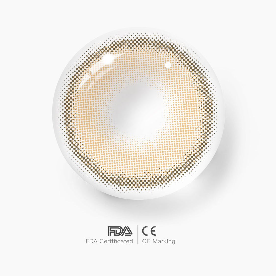 Rainbow Bassia Brown Colored Contact Lenses for Men