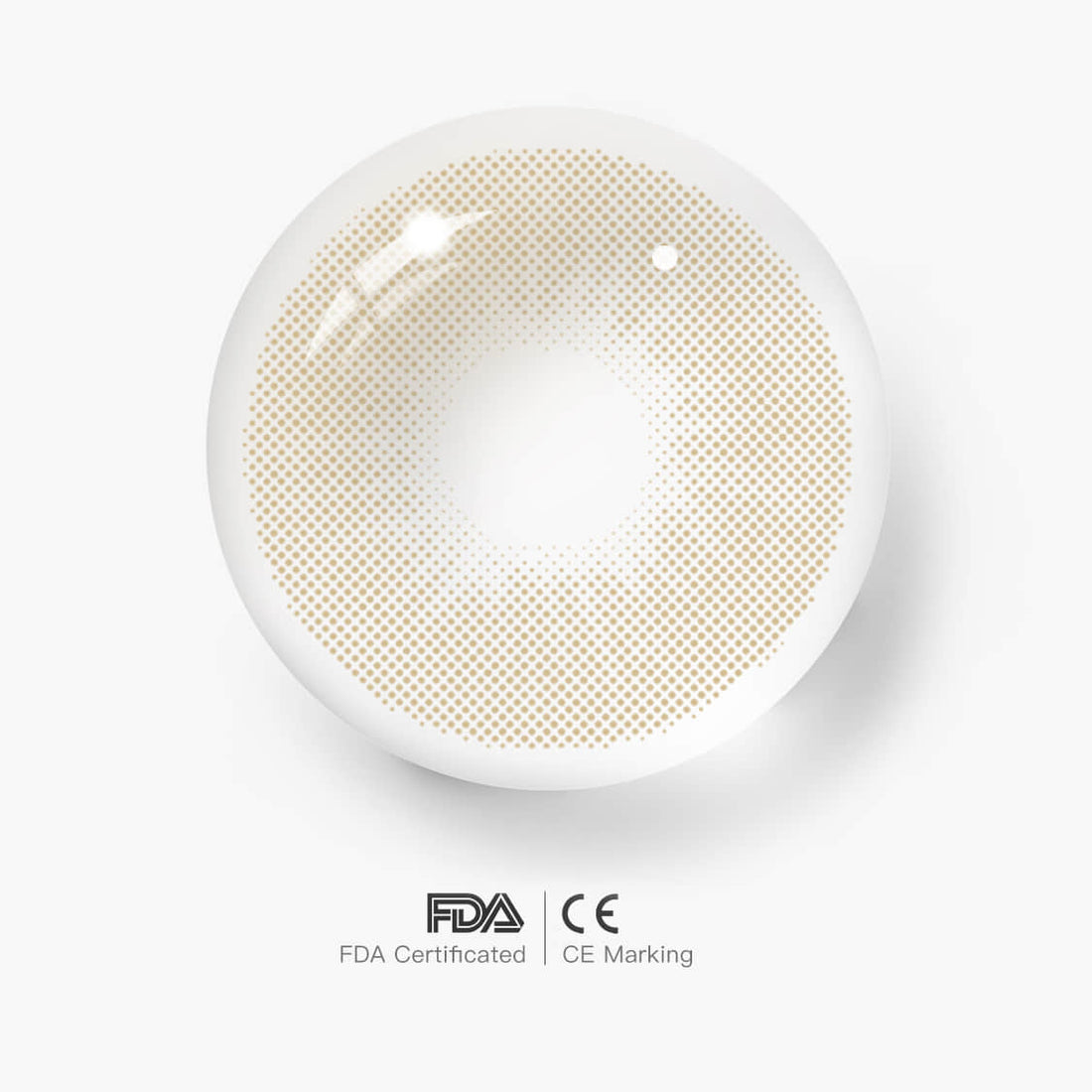 Daily Disposable Ocre Colored Contact Lenses