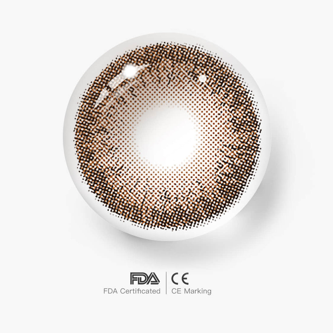 Sepia Colored Contact Lenses