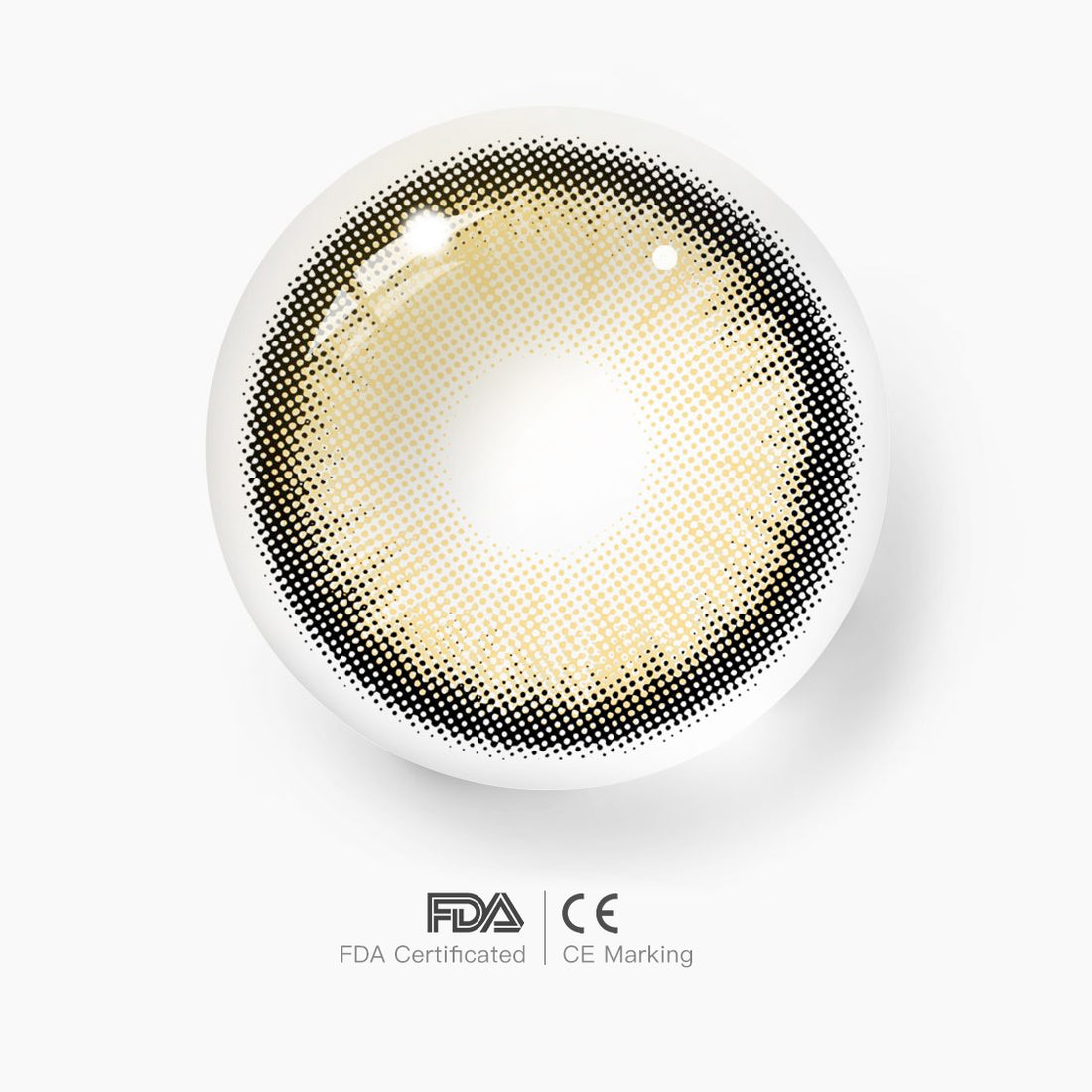Dawn Brown Colored Contact Lenses for Men