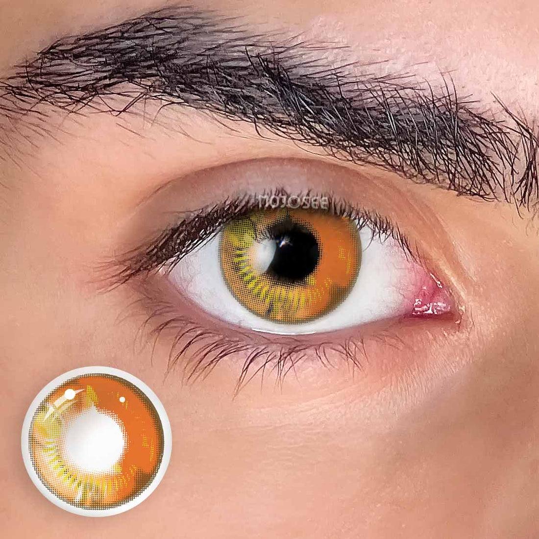 Anime brown Colored Contact Lenses for Men