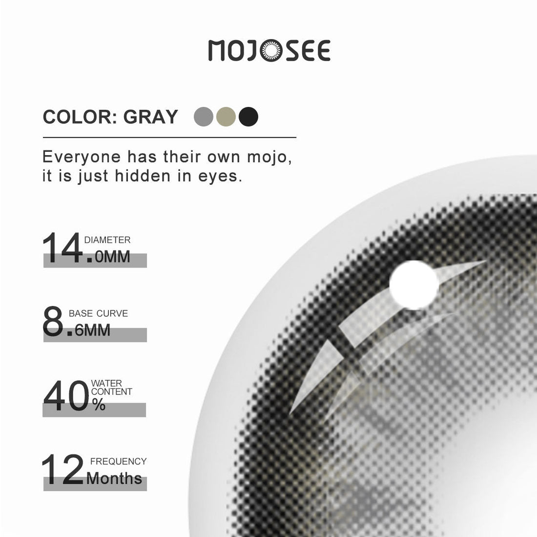 Euphoria Illusion Colored Contact Lenses for Men
