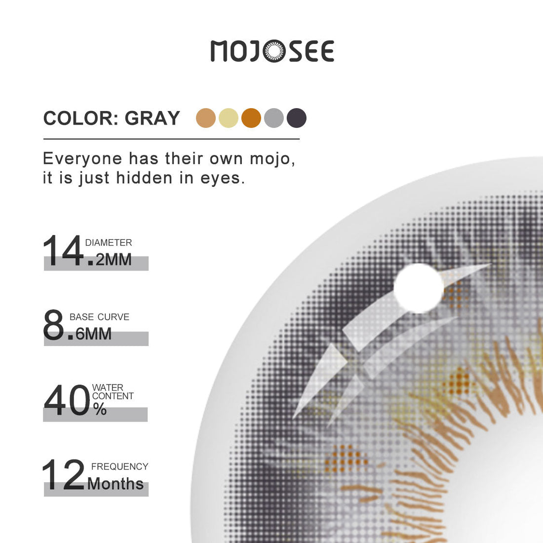 Rococo Triumph Contact Lenses Colored Contact Lenses for Men