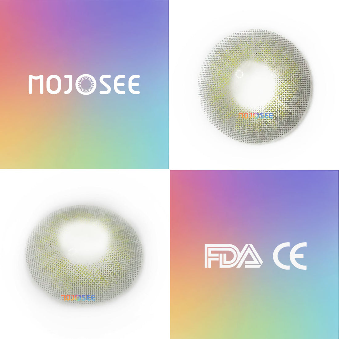 Cloud Gray Colored Contact Lenses