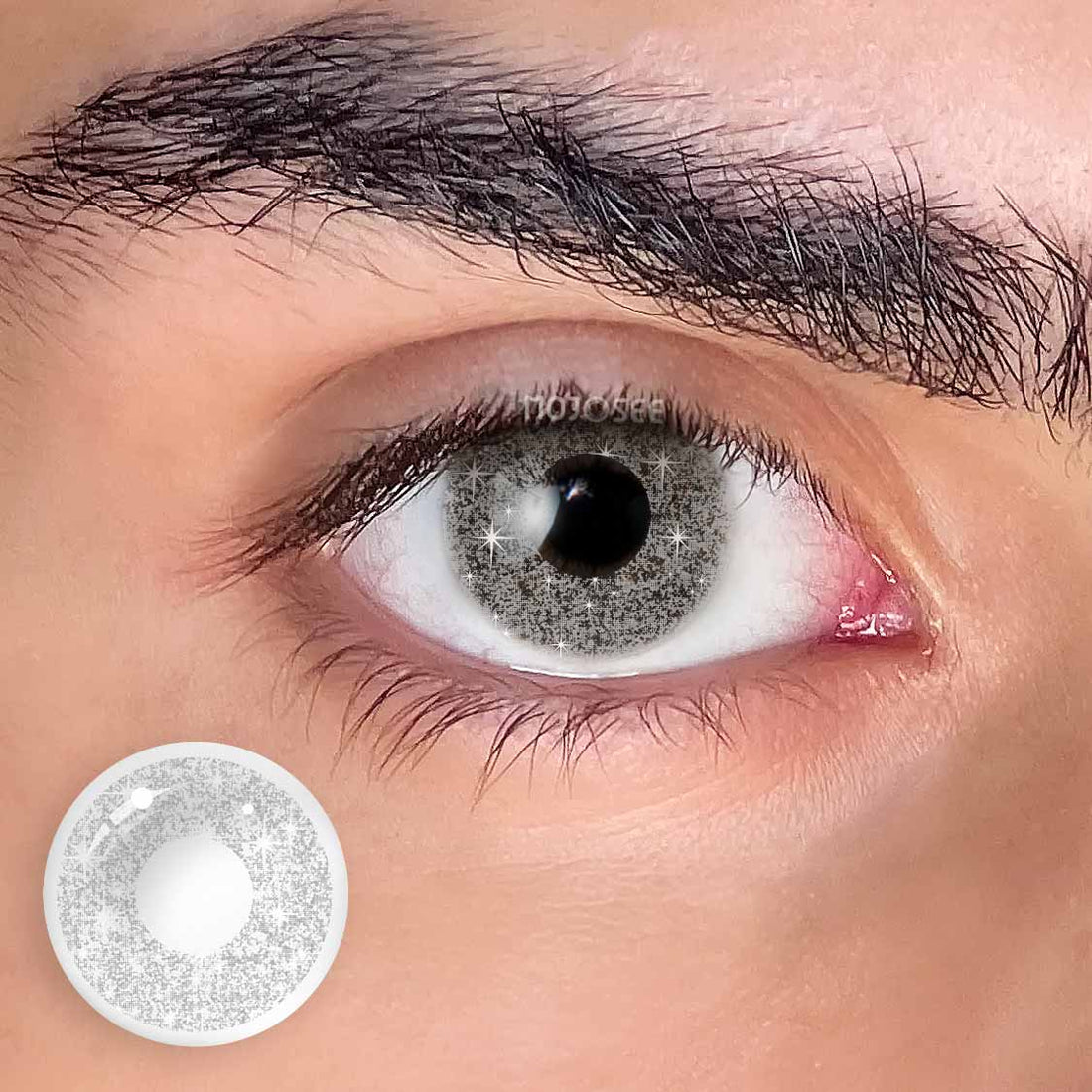 Blink Gray Colored Contact Lenses for Men