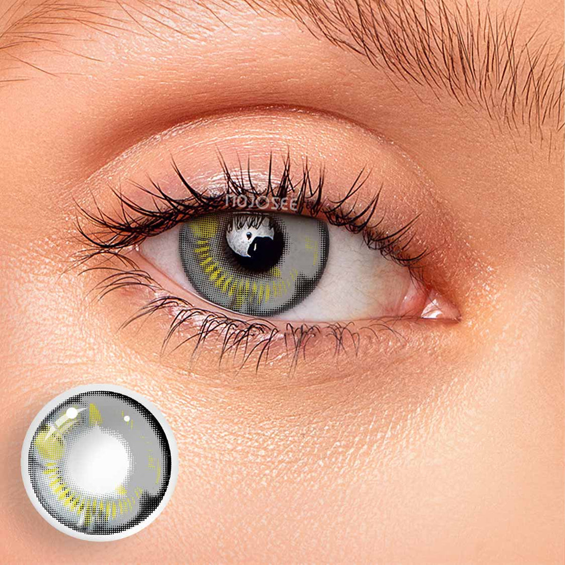 Anime Gray Colored Contact Lenses