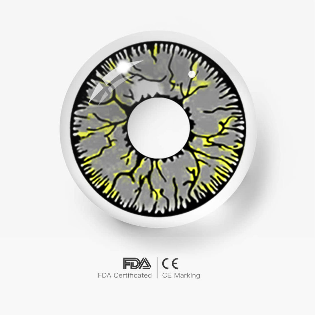 Gray Crack Cosplay Contact Lenses – Naruto