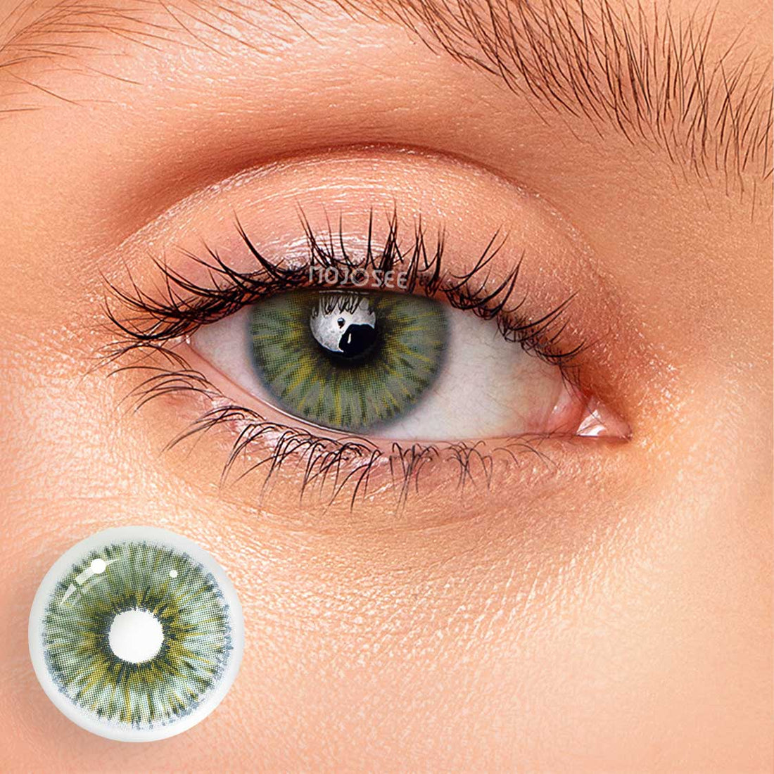 Rare Iris Green Colored Contact Lenses
