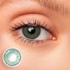 THREE TONE Gems stone Green Colored Contact Lenses