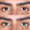 Vika Tricolor Green-b Colored Contact Lenses