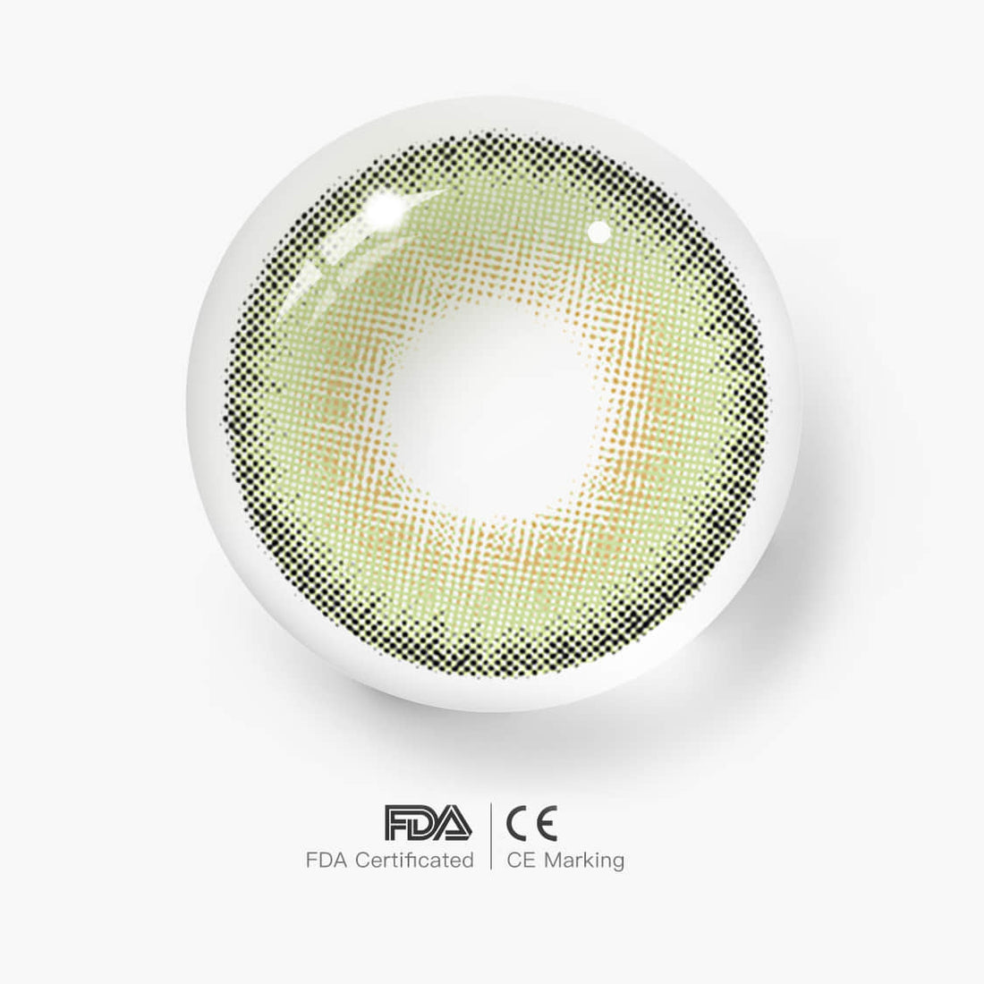 Daily Disposable LA GIRL Green Colored Contact Lenses