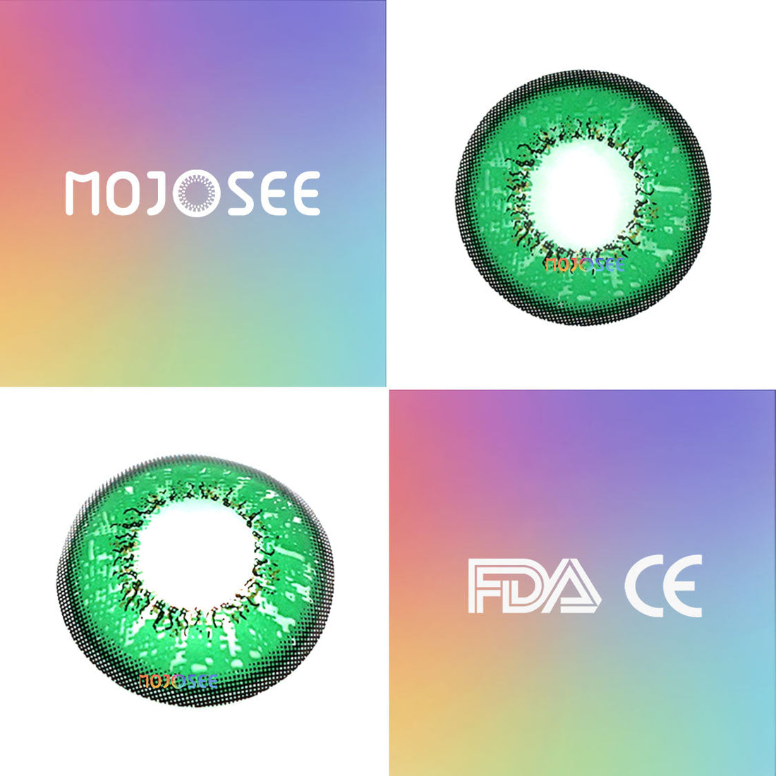 Shoto Todoroki Left Eye Cosplay Contact Lenses — My Hero Academia