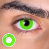 Circle Block Green Block-b Colored Contact Lenses