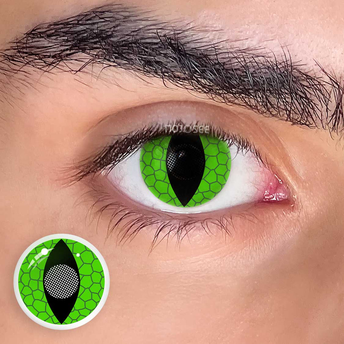 Cat Eyes Snake Green Contacts Colored Contact Lenses
