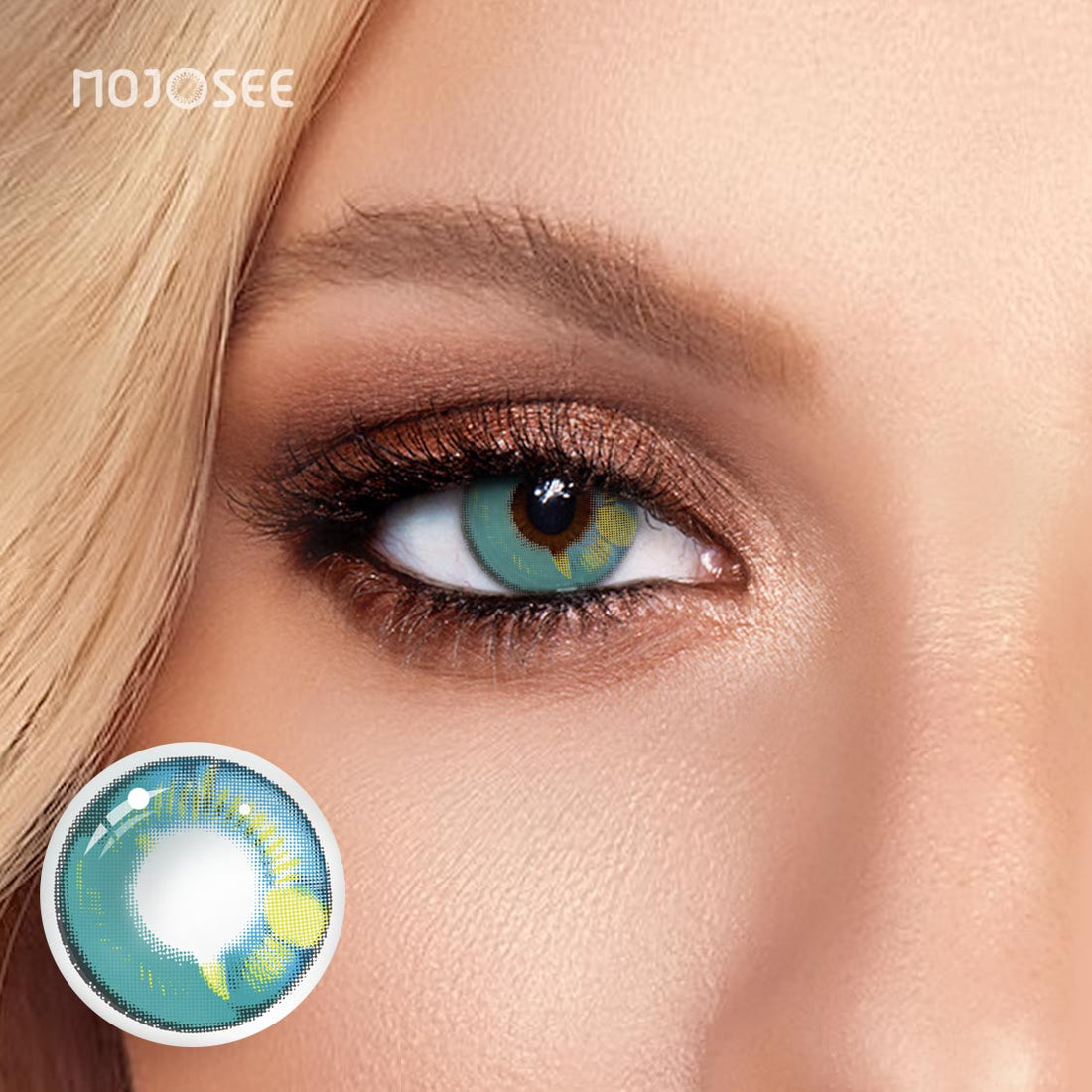 Genshin Anime Green Colored Contact Lenses
