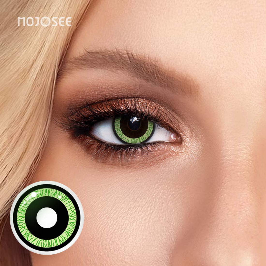 Eagle Nebula Green Colored Contact Lenses