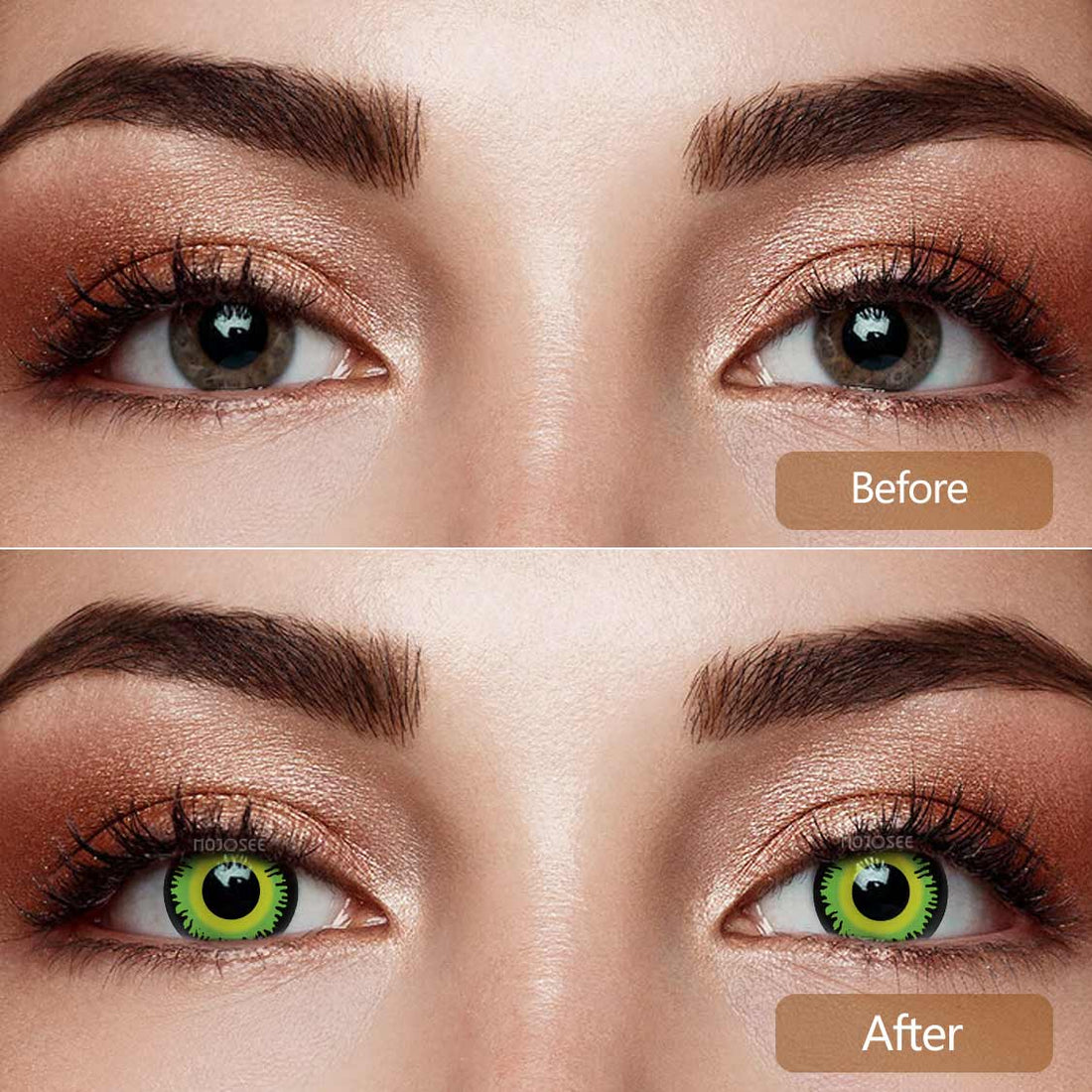 Green Werewolf Colored Contact Lenses