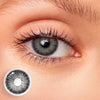 Lentes de contacto de color gris oximina