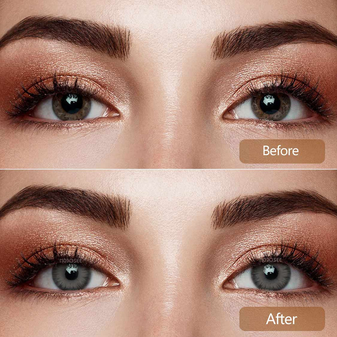 Magnificent Icy volcano Colored Contact Lenses