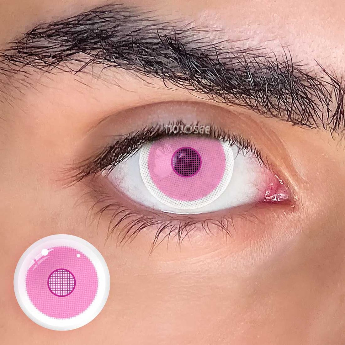 Rose Bloom Colored Contact Lenses for Men