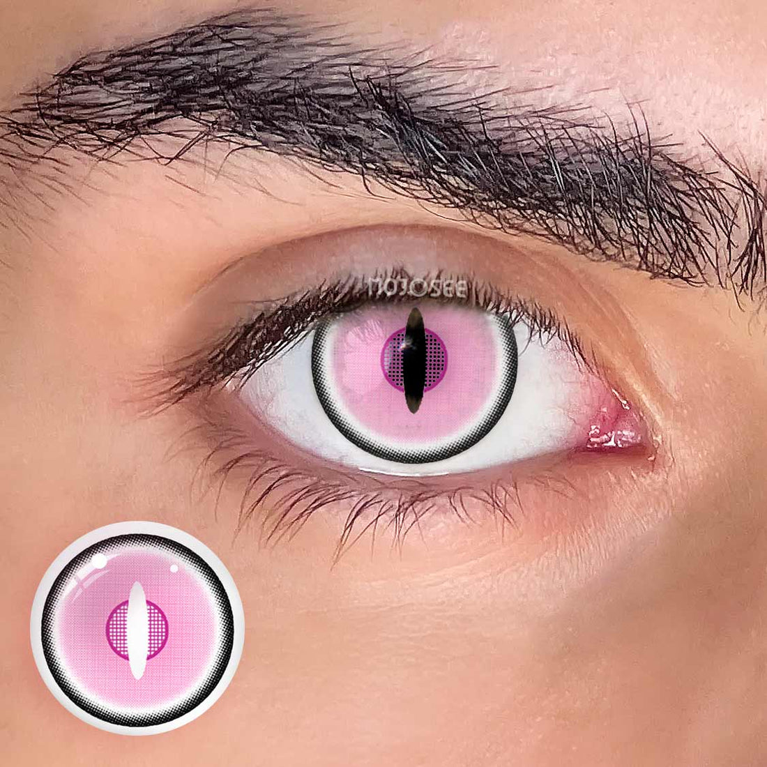 Nezuko Demon Cosplay Contact Lenses for Men – Demon Slayer