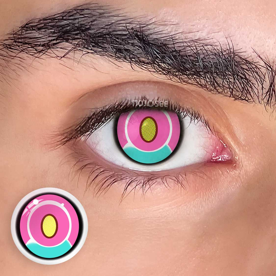 Titan Pink Colored Contact Lenses for Men