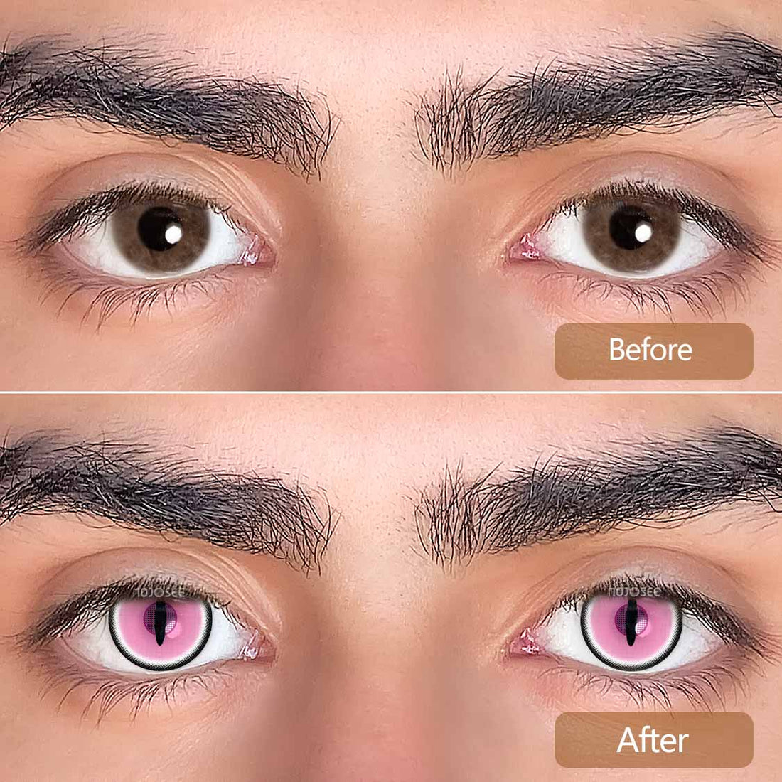 Nezuko Demon Cosplay Contact Lenses for Men – Demon Slayer