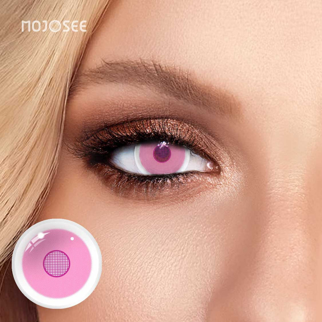 Rose Bloom Colored Contact Lenses