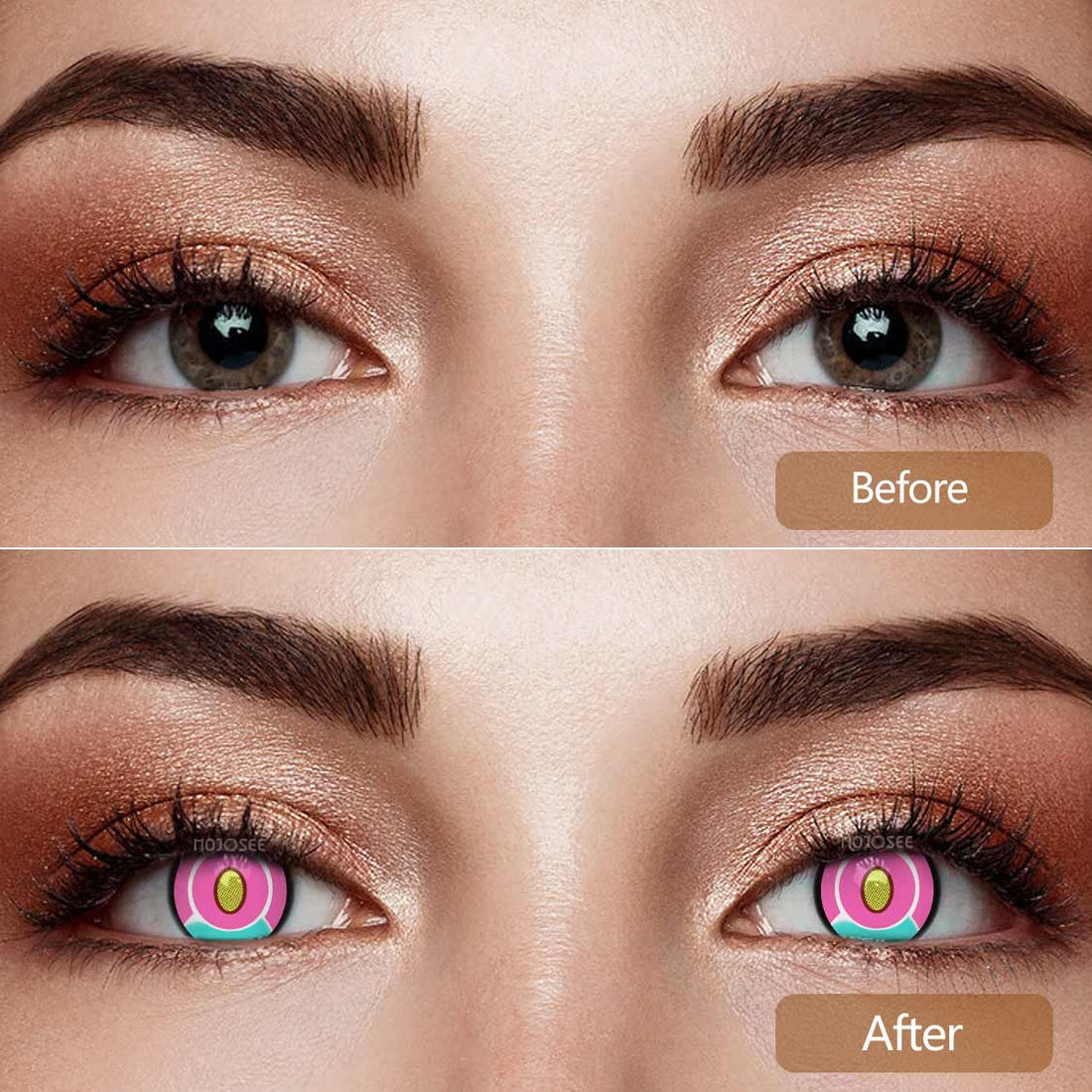 Titan Pink Colored Contact Lenses