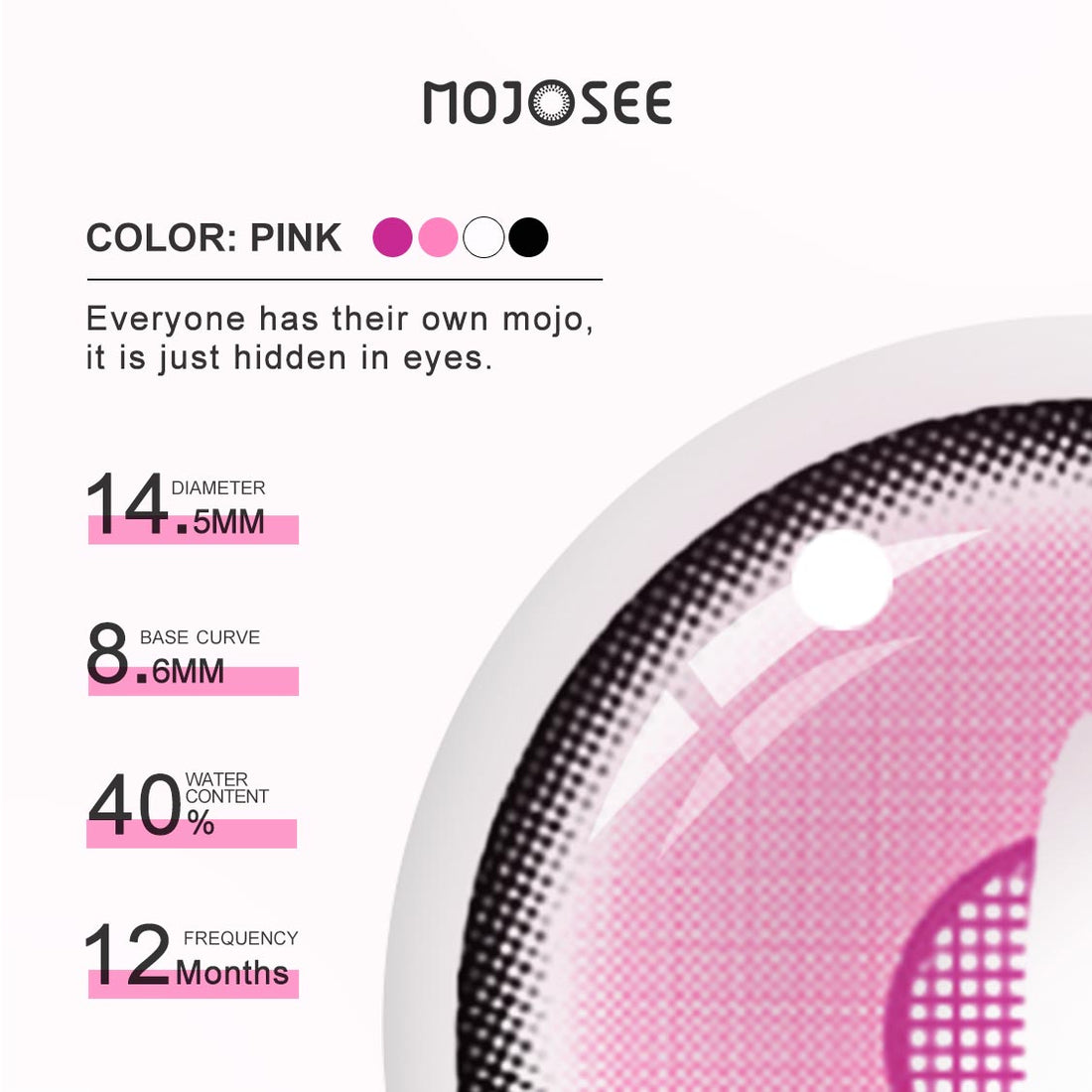 Nezuko Demon Cosplay Contact Lenses for Men – Demon Slayer